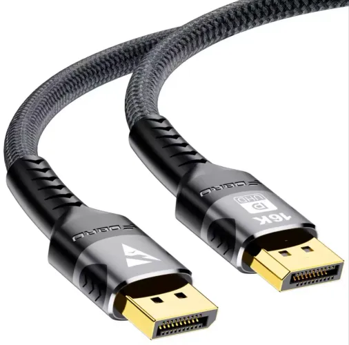 Cabo DisplayPort 2.1 16k premium - ( 3 Metros) - NOVO