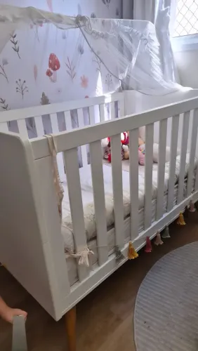 Berço 3 regulagens + Mini Cama: NOVÍSSIMO 