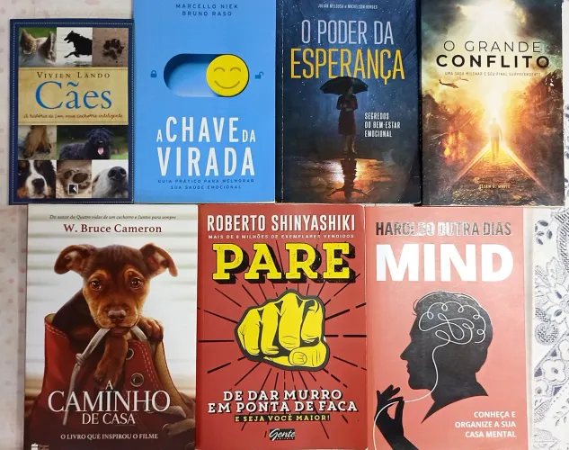 Kit Livros Autoconhecimento, Poder da Mente, Motivacional, Mudanças de Vida, Virada Chave