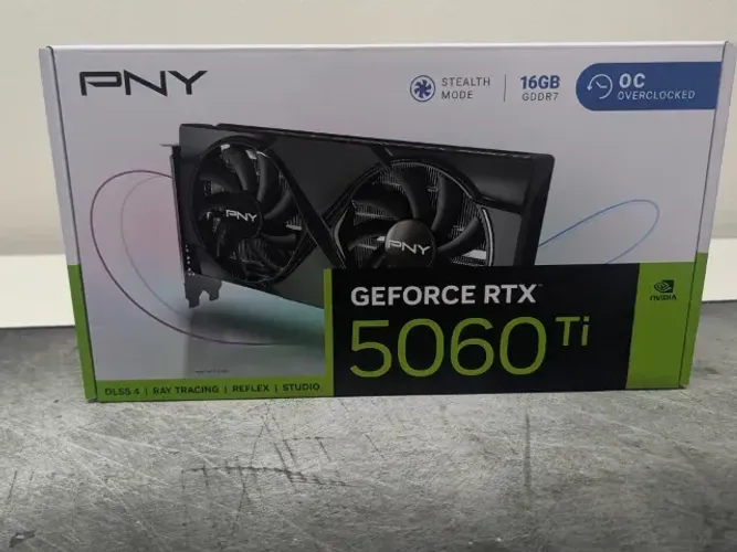 PNY RTX 5060 TI OC 8GB GDDR7 LACRADA + GARANTIA ! MELHOR Q 3070TI 4060TI 9060XT!