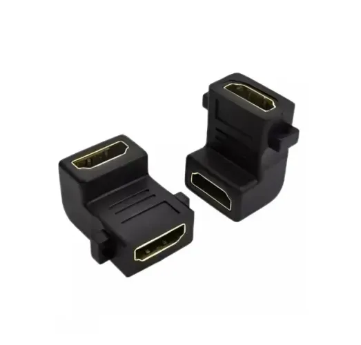 Adaptador Emenda Hdmi Fêmea 90º Graus