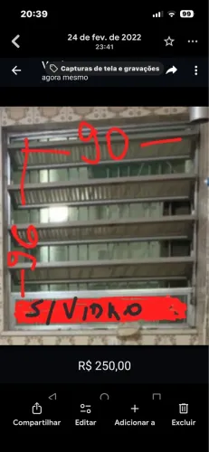Porta em alumínio reforçado 