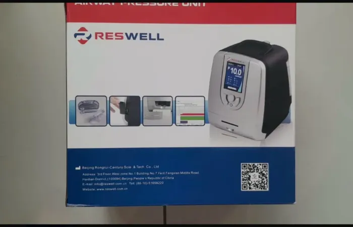 CPAP RESWELL COM UMIDIFICADOR + 2 MÁSCARAS - SEMINOVO | R$ 3.500