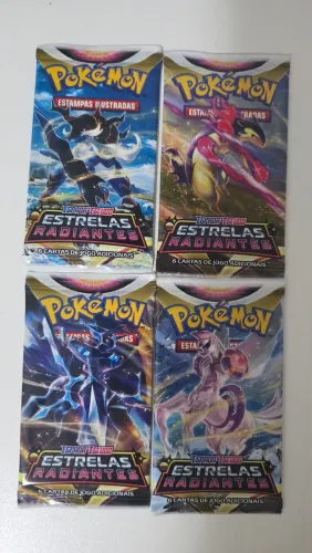 8 Boosters Avulsos Pokemon TCG Estrelas Radiantes