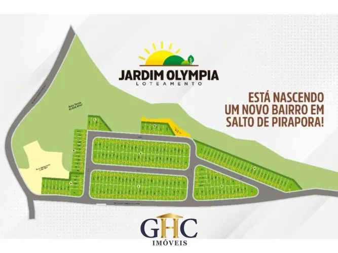 Lançamento do Loteamento Jardim Olympia, ao lado do Jardim Santa Helena. Empreendimento co