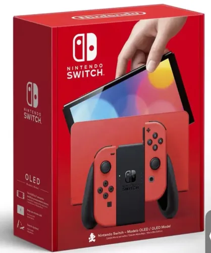 Nintendo Switch Oled Red Mario