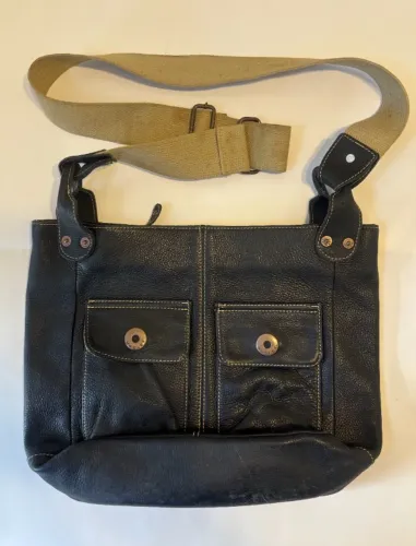 Bolsa Uncle K Couro Preta