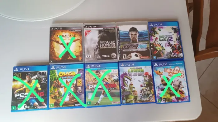 Jogos PS4 e PS3