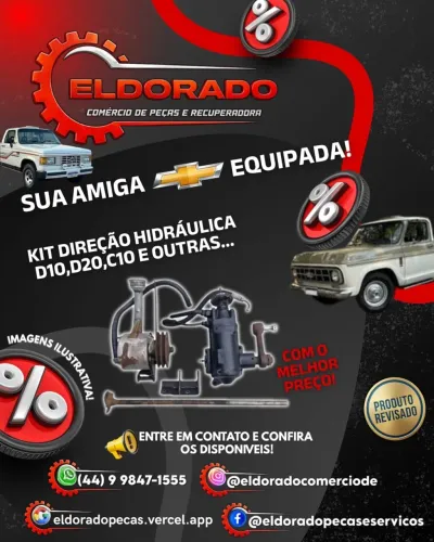 Kit direção hidráulica D10/C10/D20 e mais?