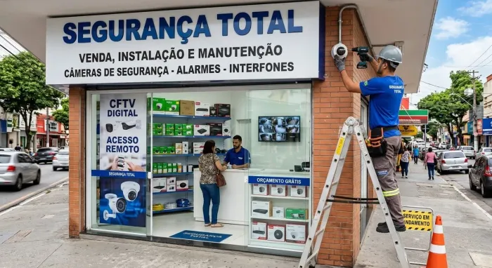 Cerca elétrica, alarme, câmera, sistemas de segurança, portão