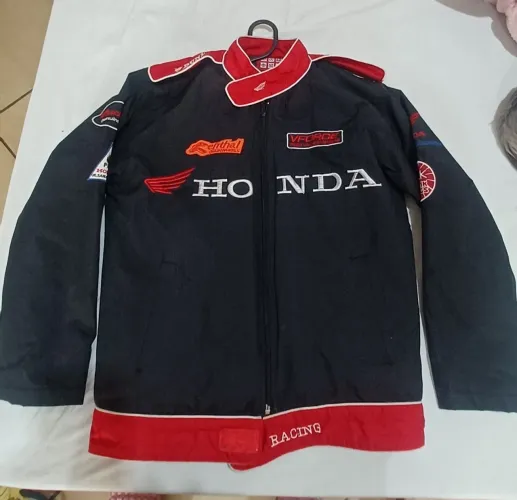 jaqueta honda racing infantil | bordada