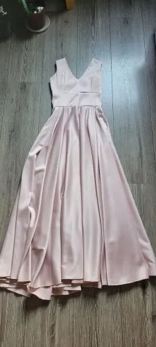 Vestido longo festa (rose)