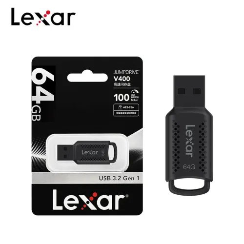 Pendrive USB 3.0 Lexar V400 64gb De Alta Velocidade