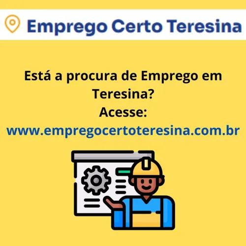 Vagas de Emprego em Teresina 