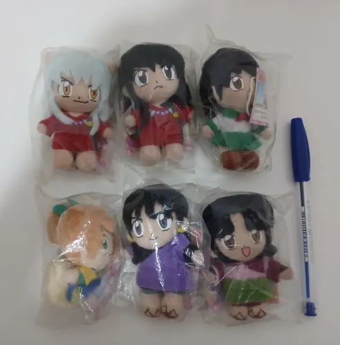 Inuyasha Plush e sua turma Bandai Lacrados 