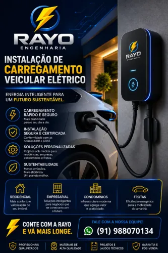 Instalação de Carregador de Carro Elétrico | WallBox | Rayo Engenharia