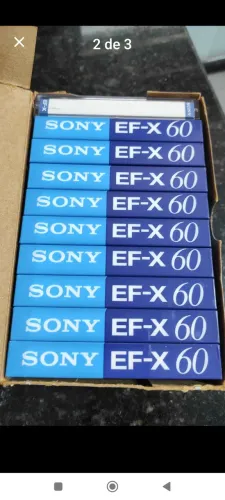 lote fitas K7 sony lacradas