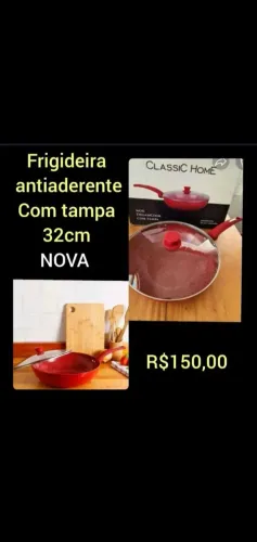 Frigideira Nova revestimento em cerâmica