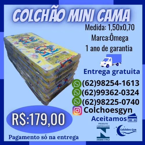 Colchão Mini cama 1,50x0,70
