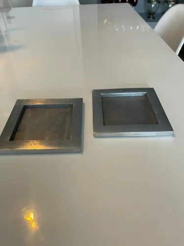 Porta vela de inox