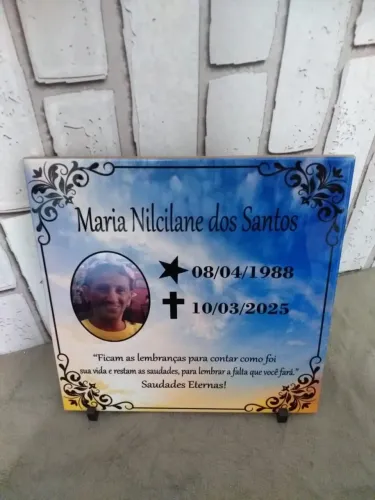 Azulejo Personalizado para Lápide 