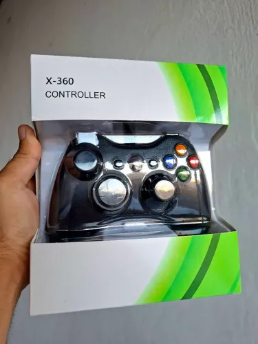 Controle Novo Xbox 360 com fio - FRETE GRÁTIS