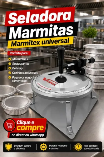 Seladora de Marmitas Vitalex Universal - Manual | Entrega Grátis Manaus