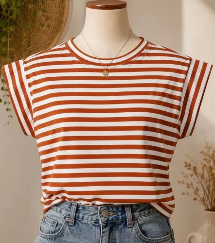 Camisa listrada tam. Único (P ao G)