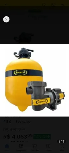Conjunto filtro e bomba jacuzzi