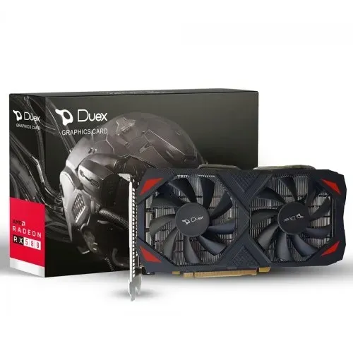 Placa de Vídeo Radeon RX 580 8GB GDDR5 Duex 256 Bits, DX RX580-8GD5