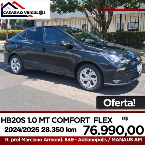 Hyundai HB20S Comfort Plus 1.0 Flex 12V Mec. 2025