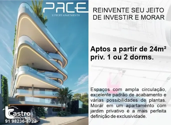 Condomínio PACE. Studios & Aptos com 1 ou 2/4 e 1 vaga. I025