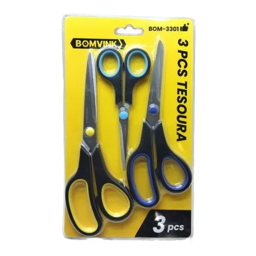 Kit Com 3 Tesouras