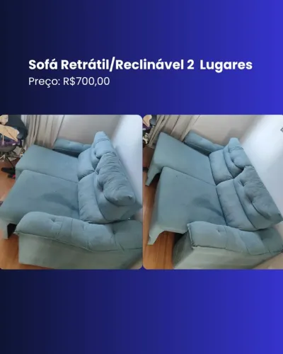 Sofá retrátil / reclinável