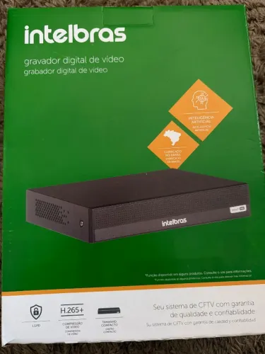 Gravador digital de vídeo de 4 canais intelbras mhdx1204