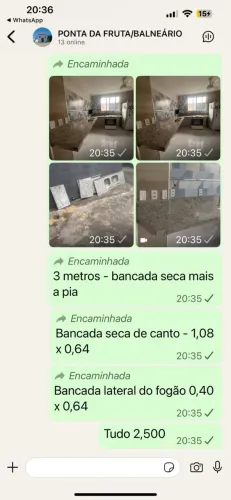 Bancadas e pia de cozinha de granito