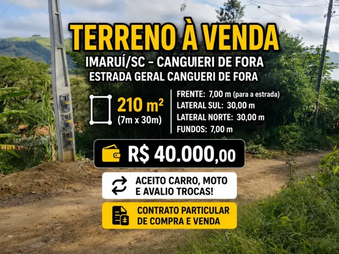 Terreno a venda - Imarui 