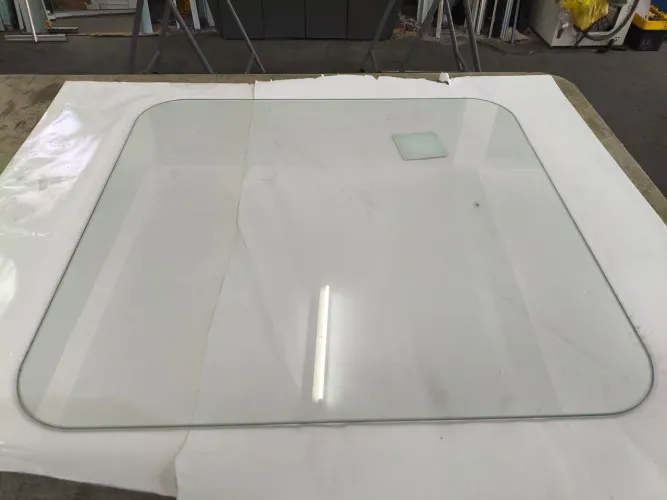 Mesa de vidro medida 800x 800