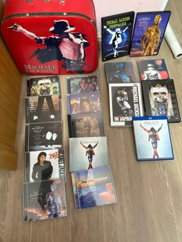 RARO! CDs e DVDs Michel Jackson colecionadores