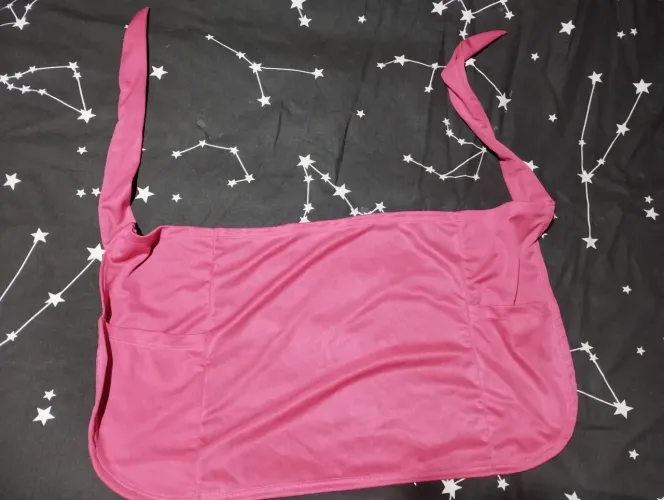 Saia fitness pink com bolsos