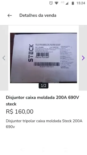 Disjuntor 200A 690v