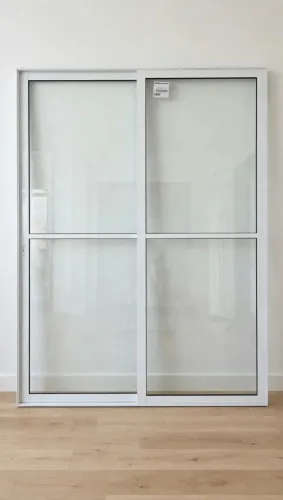 Ganhe espaço e sofisticação - porta correr 2 folhas branca 1.60x2.10 a vista R$1.799,90