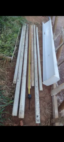 Cantoneira e calhas plástica 