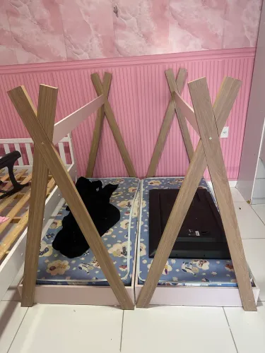 Cama casinha montessoreana + colchão