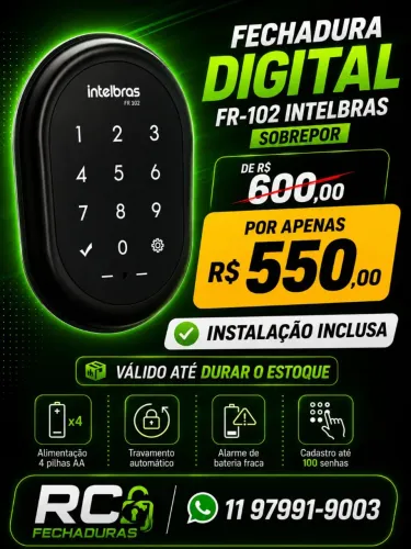 Fechadura digital FR-102