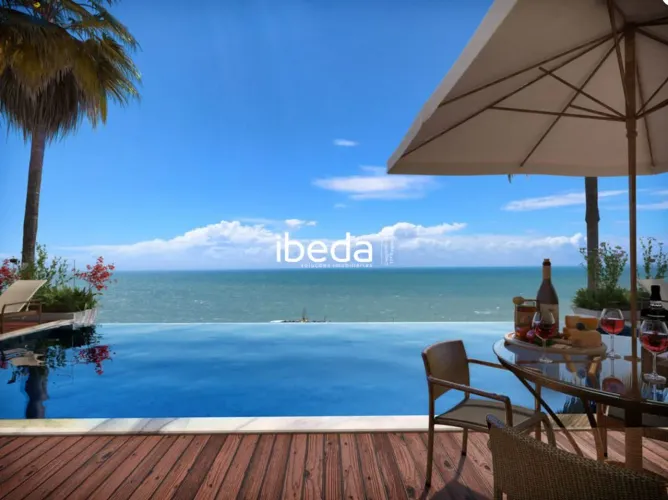 ibeda - Apartamento a venda no Solar Sinatra Vista Mar 233m² 4 Suítes 4v Dep com