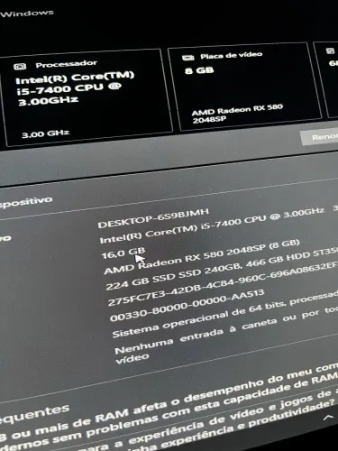 Vende-se i5 7400 perfeito