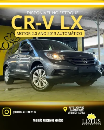 Honda CR-V LX 2.0 16V 2wd/2.0 Flexone Aut. 2013