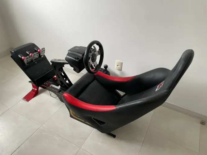 Vendo Cockpit Simulador F1 Winseat WS One e Volante Logitech G27 Completo