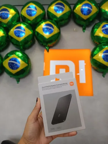 Carregador Magnético Xiaomi UltraThin 5.000mAh 15W Lacrado
